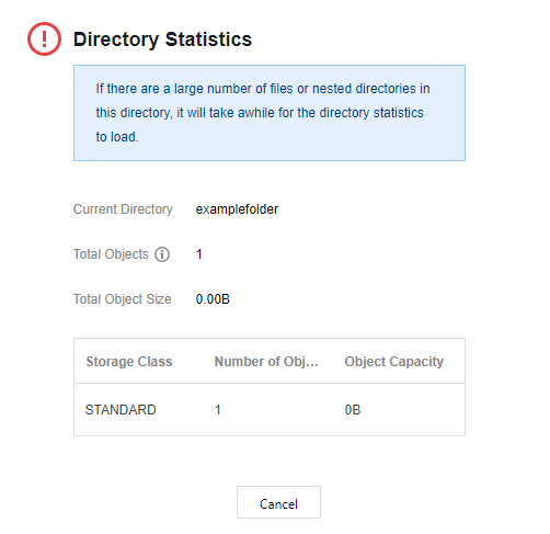 View Folder Details Tencent Cloud