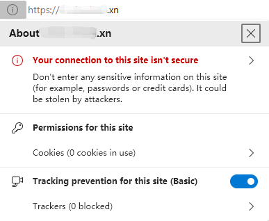 “Your Connection is Not Secure” is Displayed After the SSL Certificate ...