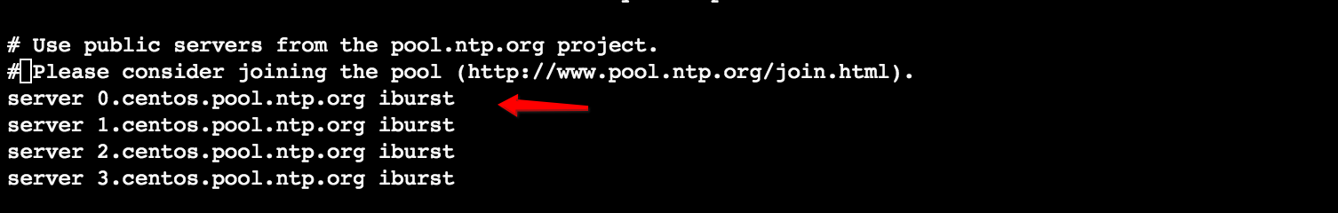 Server configuration