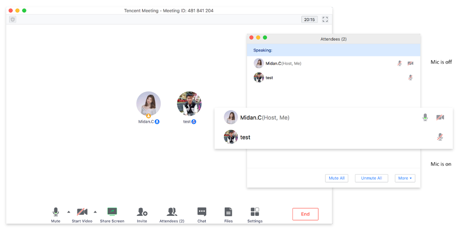 Meeting Controls | Tencent Cloud