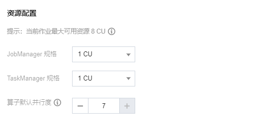 流计算oceanus 作业资源配置 操作指南 文档中心 腾讯云